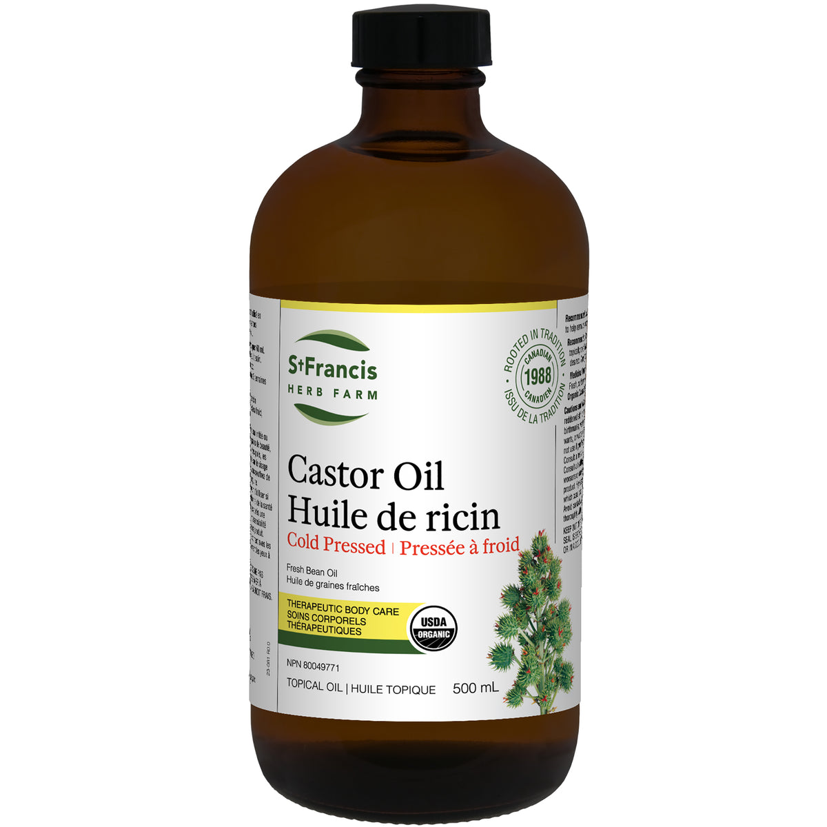 St. Francis Herb Castor Oil 500ml