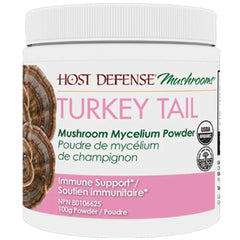 Host Defense Turkey Tail Mushroom Mycelium Powder 100g