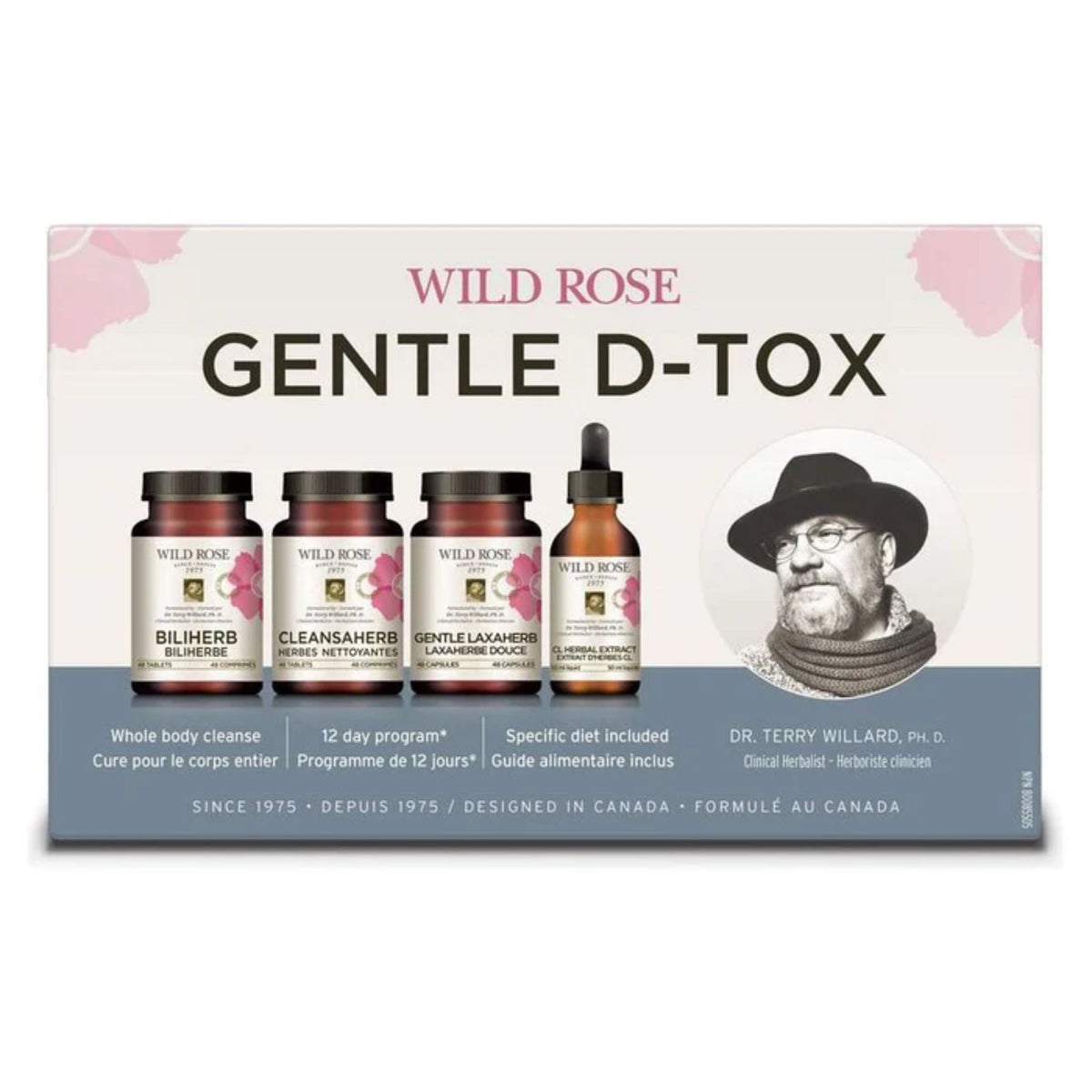 Wild Rose Gentle Herbal D-Tox Kit - Supports Weight Management, Supports the Body's Natural Detoxification, Supports Liver Function, Helps Eliminate Toxins & Enhances Metabolism