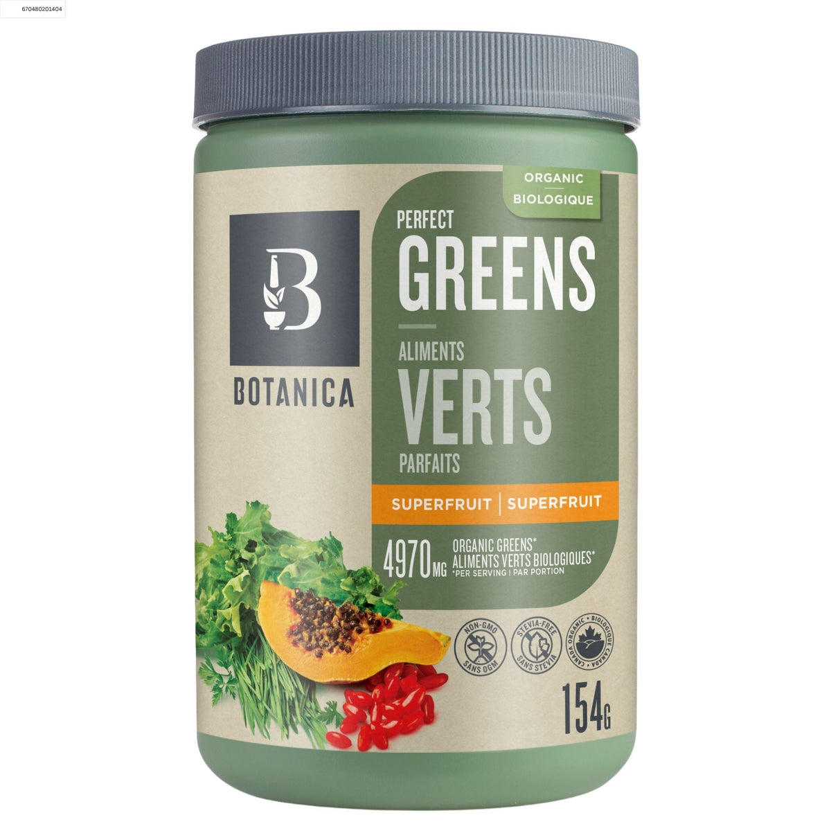 Botanica Perfect Greens Superfuit 154g - Nature's Source Inc