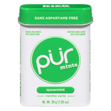 Pur Mints Spearmint 30g - Minty Flavor to Liven Your Taste Buds, Provide an Intense Burst of Classic Spearmint Flavor, Naturally Sweetened With Xylitol - Nature's Source Inc