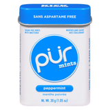 Pur Mints Peppermint 30g - Sugar - Free Mints That Give a Refreshing Taste, Naturally Sweetened With Xylitol, Allergen Free Mints, Contains Quality Ingredients - Nature's Source Inc