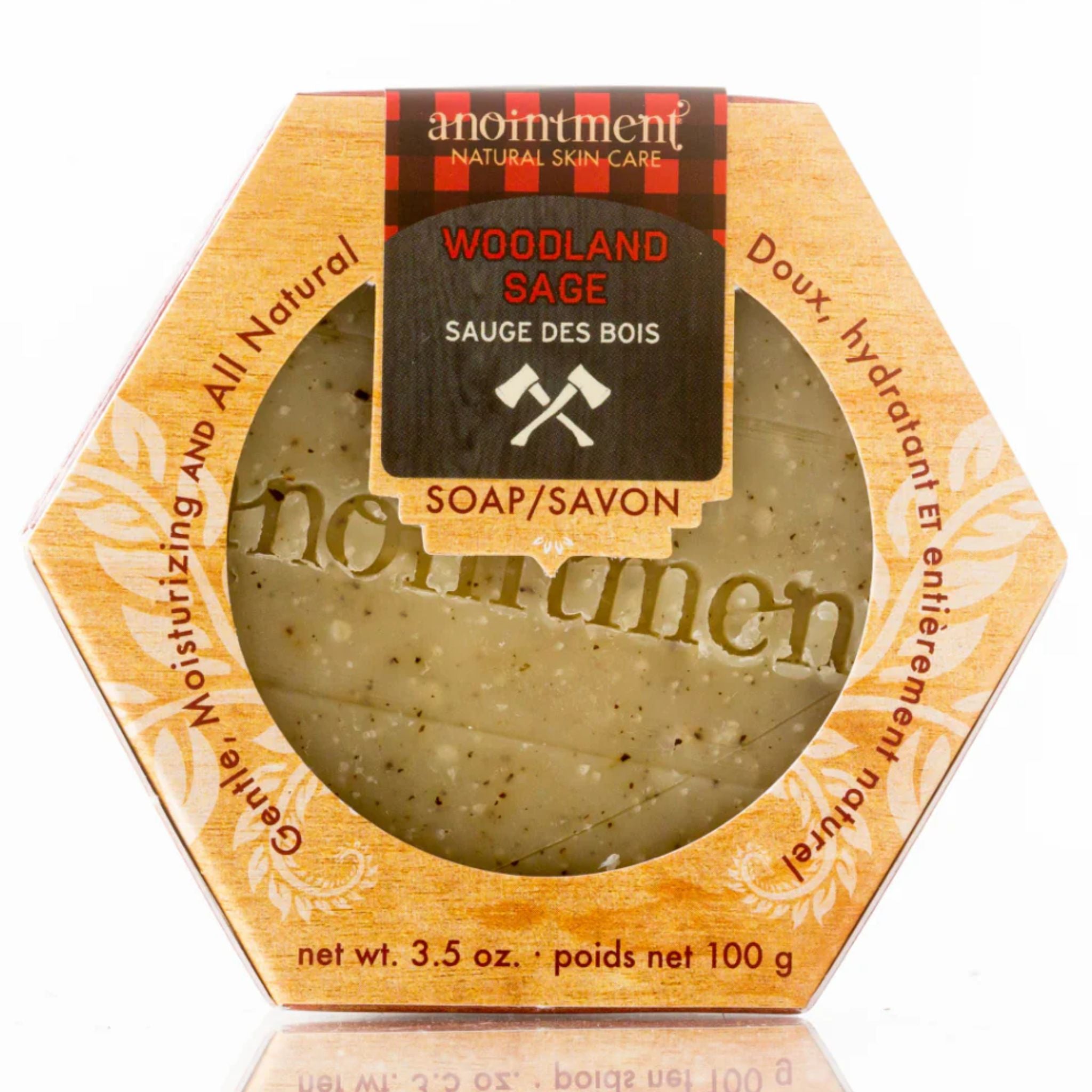 Anointment Natural Skin Care Woodland Sage Soap 100g - Nature's Source Inc