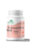 Provita Astaxanthin Fortes 30 Vegan Capsules - Improve cardiovascular health and vision health, relieves pain, inflammation, and Fatigue