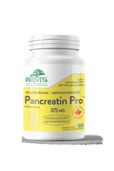 Provita Pancreatin Pro 60 Vegan Capsules - Promotes Digestion, Reduces Inflammation and Food Allergy, Stomach Acid Resistant, High Potency Proteolitic Enzyme