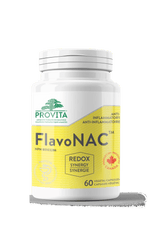 Provita FlavoNAC 60 Vegan Capsules - Anti-inflammatory Property, Supports Lung Health and Cardiovascular Health, Reduced Oxidative Stress