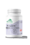 Provita NADH+ 60 Vegan Capsules - Improve Memory, Focus, and Brain Activity, Help to Increase Energy Production (ATP), Helps With Fatigue and Senility - Nature's Source Inc