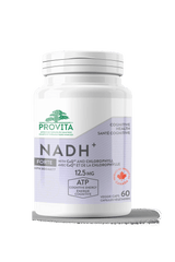 Provita NADH+ 60 Vegan Capsules - Improve Memory, Focus, and Brain Activity, Help to Increase Energy Production (ATP), Helps With Fatigue and Senility