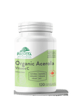 Provita Organic Acerola Vitamin C 60 Vegan Capsules - Skin Whitening, Anti - aging Properties, Enhances Energy Levels, Supports Immune Function - Nature's Source Inc
