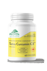 Provita Tetra Curcumin C3, 60 Vegan Capsules - Possess Anti-inflammatory Properties, High Absorption Rate, Maintain Blood Sugar Levels, Improves Motor Nerves Conductivity