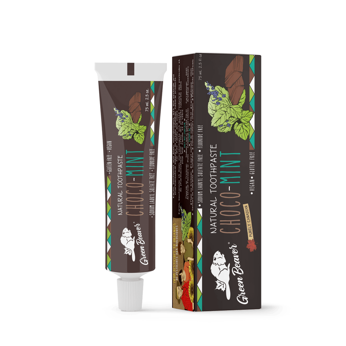 The Green Beaver Company  Toothpaste Choco Mint 75ml