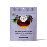 Beekeeper's Propolis Soothing Lozenges Elderberry 50g - Natural Cough Drops Promotes Immune Support with Vitamin D, Zinc - Nature's Source Inc