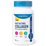 Progressive Fast - acting Collagen Complex 90 Capsules - Contain 3 Different Collagen, Marine, Chicken, and Bovine, Helps Reduce Joint Stiffness, Supports Joint Health & Pain Relief - Nature's Source Inc