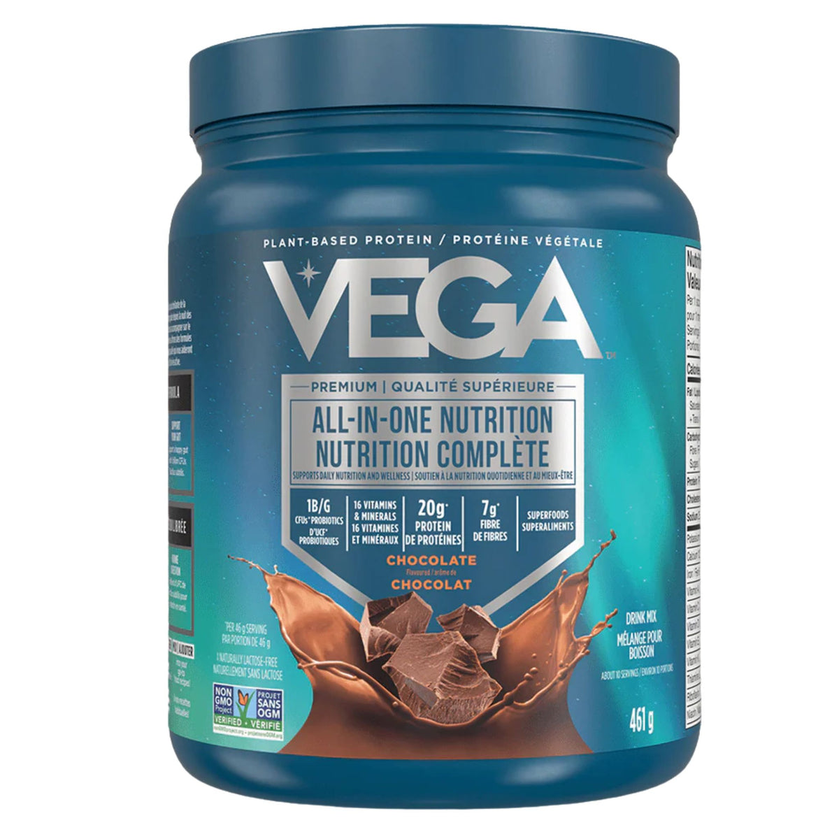 Vega All - In - One Nutrition Chocolate 461g - Nature's Source Inc