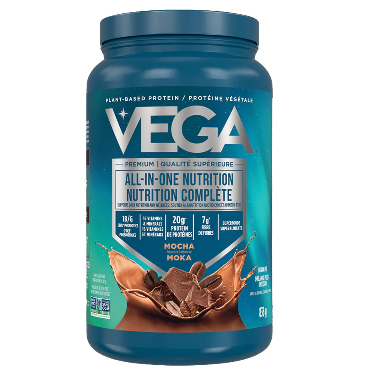 Vega One Protein Mocha 836g - Nature's Source Inc