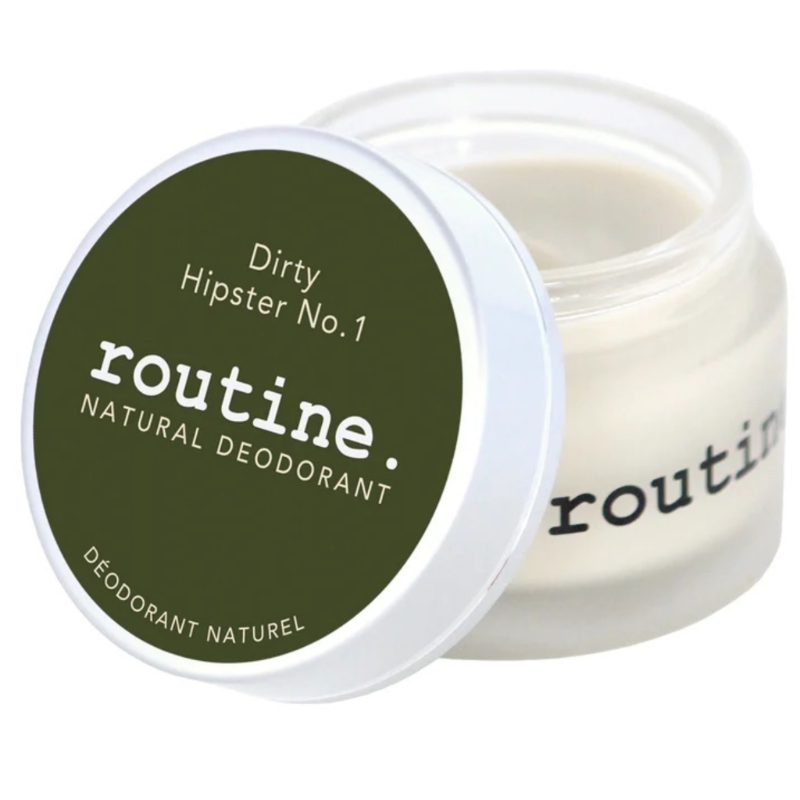 Routine Dirty Hipster Deodorant Jar 58g - Eliminate Odour, Maintain Skin's Healthy Balance, Doubles as Your Personal Signature Scent with Earthy, Deep & Laidback Patchouli