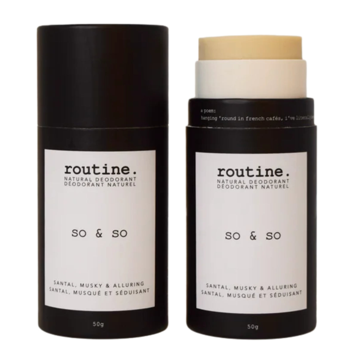 Routine So & So Deodorant Stick 50g - Nature's Source Inc