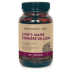 Harmonic Arts Lion's Mane 7:1 Mushroom Extract 60 Capsules