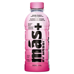 Mas+ Hydration Miami Punch 500ml - Contains Electrolytes For Optimal Hydration With A Miami Punch Flavor, Formulated To Replenish And Energize, Perfect For Active Lifestyles And On-The-Go Refreshment