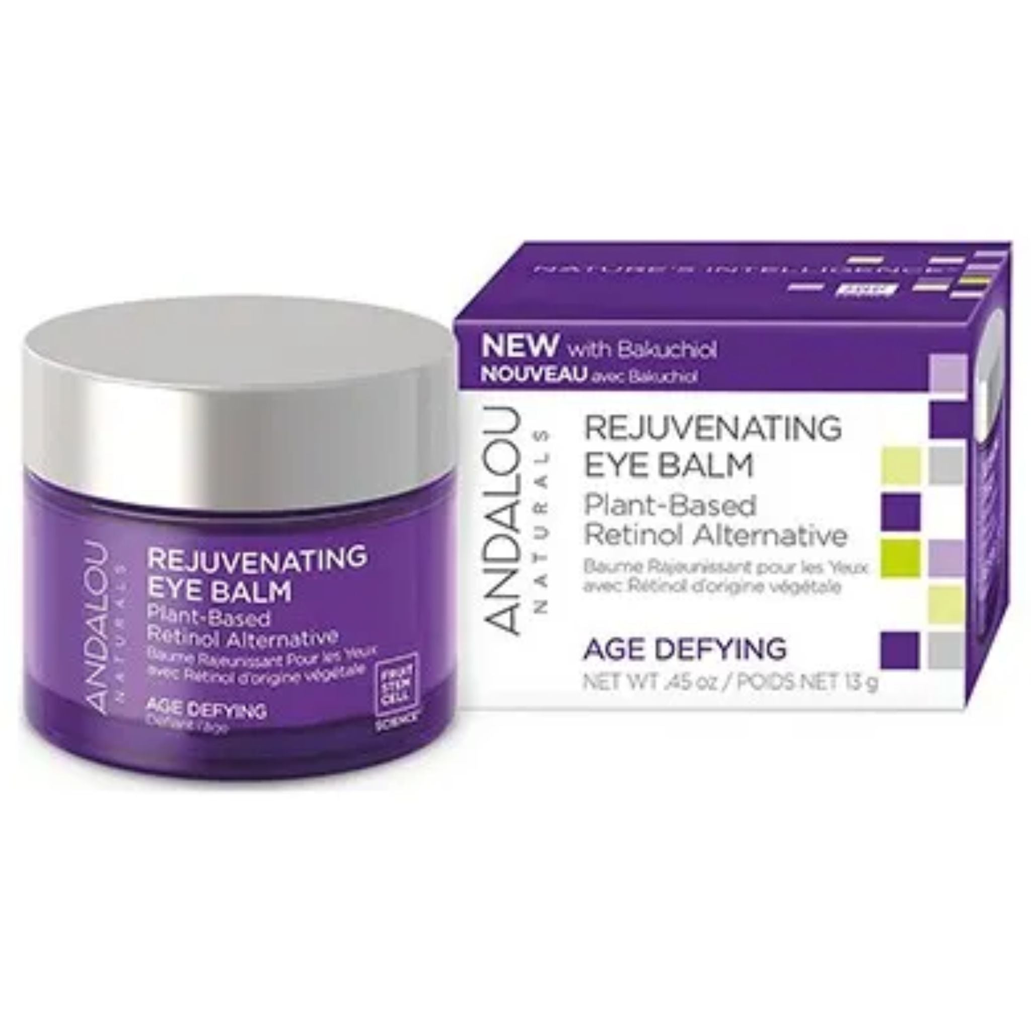 Andalou Naturals Rejuvenating PlantBased Retinol Eye Balm 13g