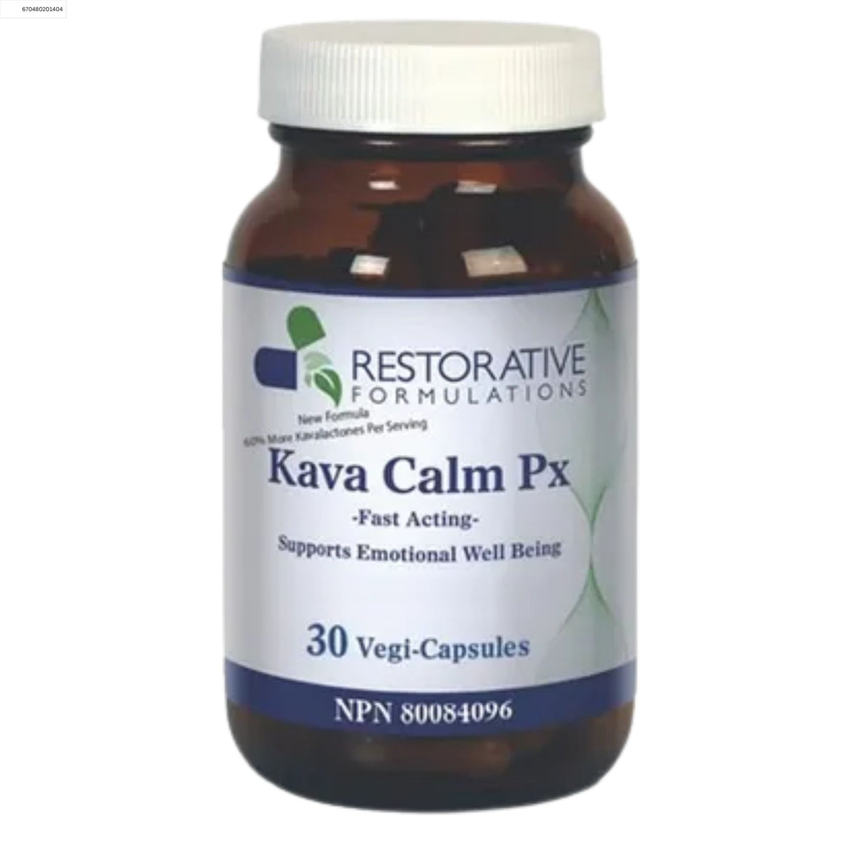 Restorative Kava Calm Px 30 Veggie Capsules - Nature's Source Inc