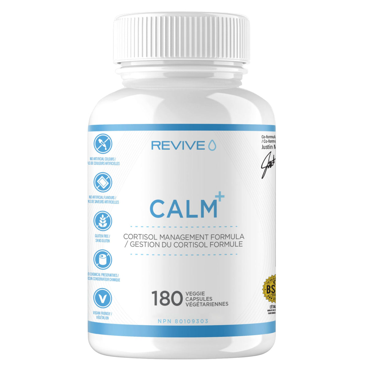 Revive Calm 180 Vegetarian Capsules - Nature's Source Inc
