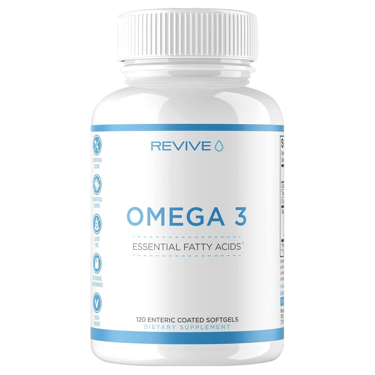 Revive Omega 3 12 Vegetarian Capsules - Nature's Source Inc