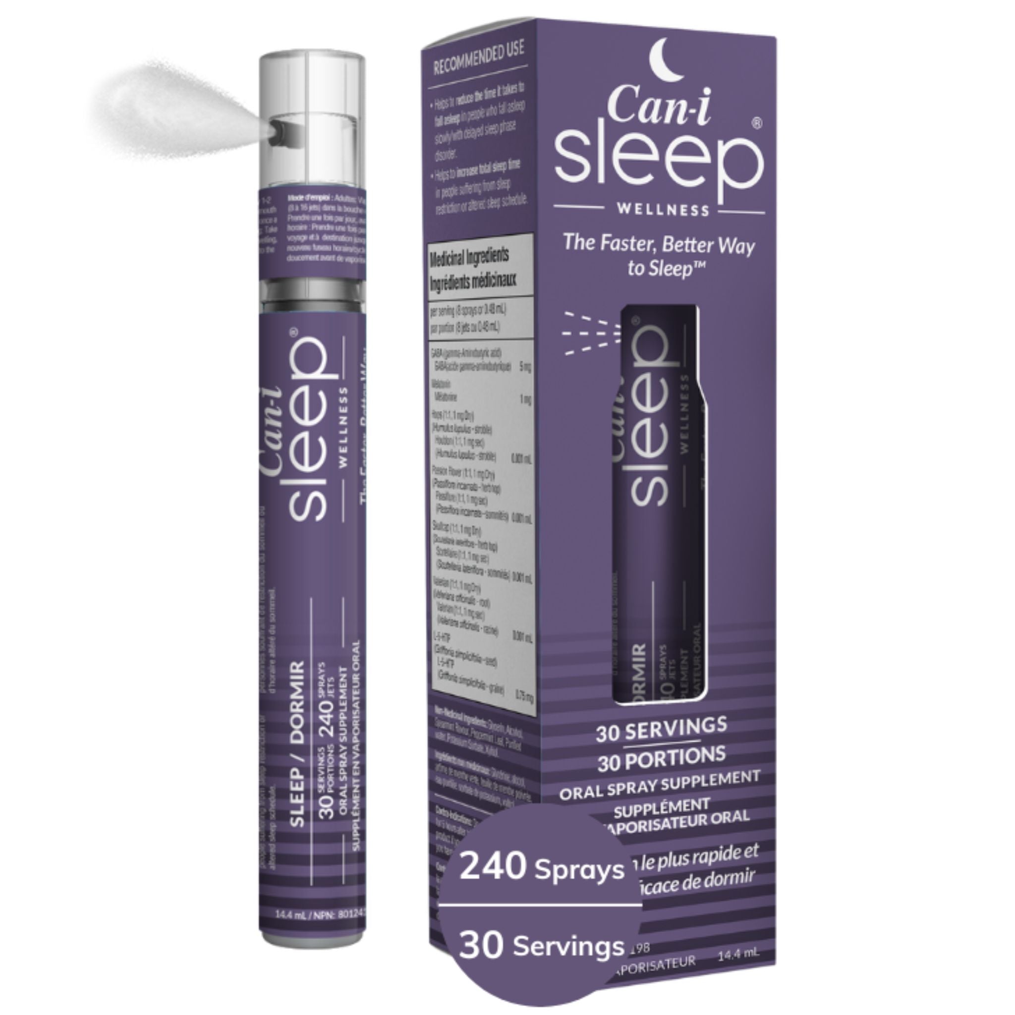 Can - i Sleep Oral Vitamin Spray 14.4ml - Nature's Source Inc
