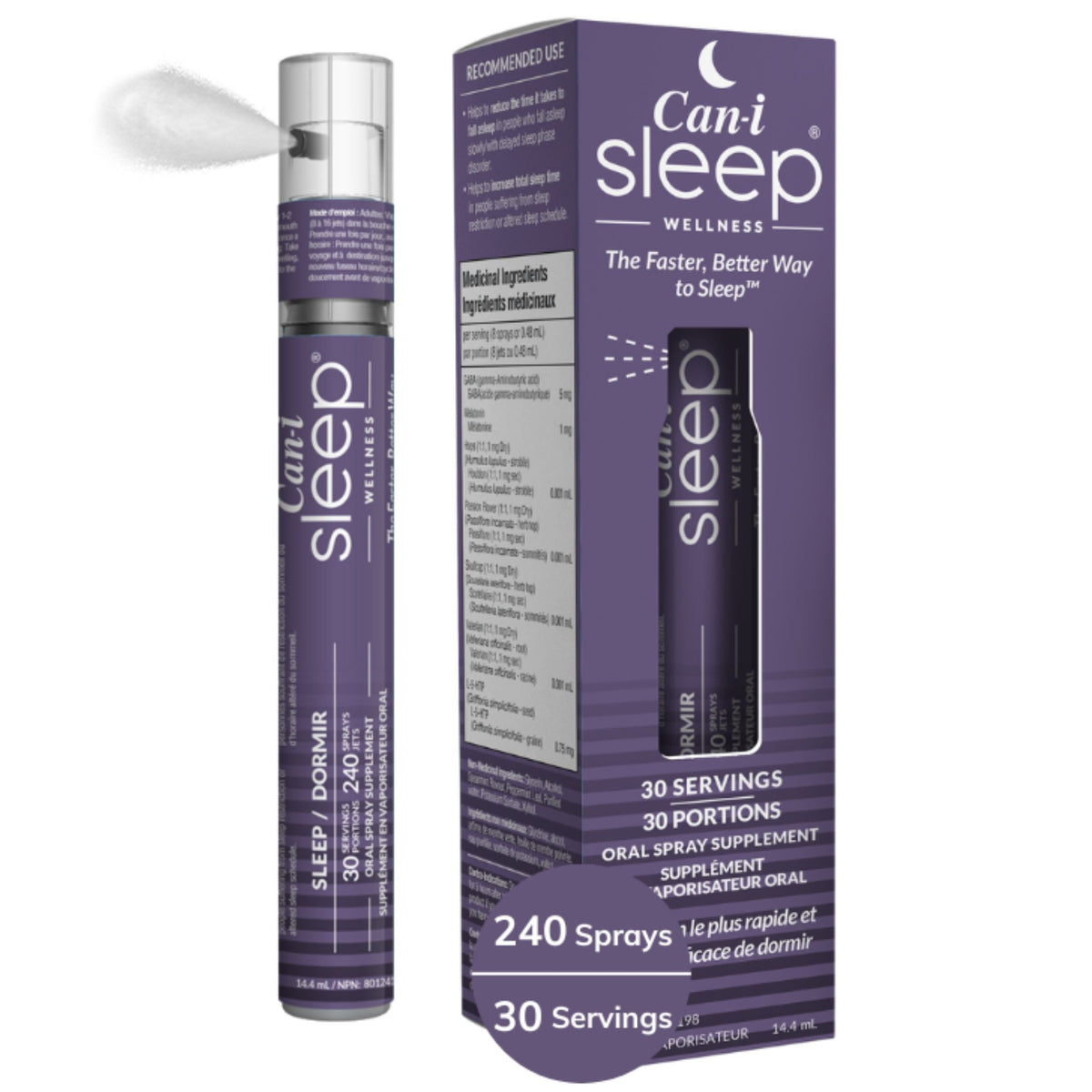 Can - i Sleep Oral Vitamin Spray 14.4ml - Nature's Source Inc