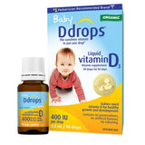 Ddrops Baby Vitamin D (400IU) - 90 drops 2.5 ml - Nature's Source Inc