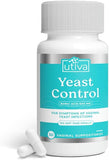 Utiva Yeast Control 30 Vaginal Suppositories - Alleviate Vaginal Yeast Infections Symptoms, Relief From Itching, Burning & Pain - Nature's Source Inc