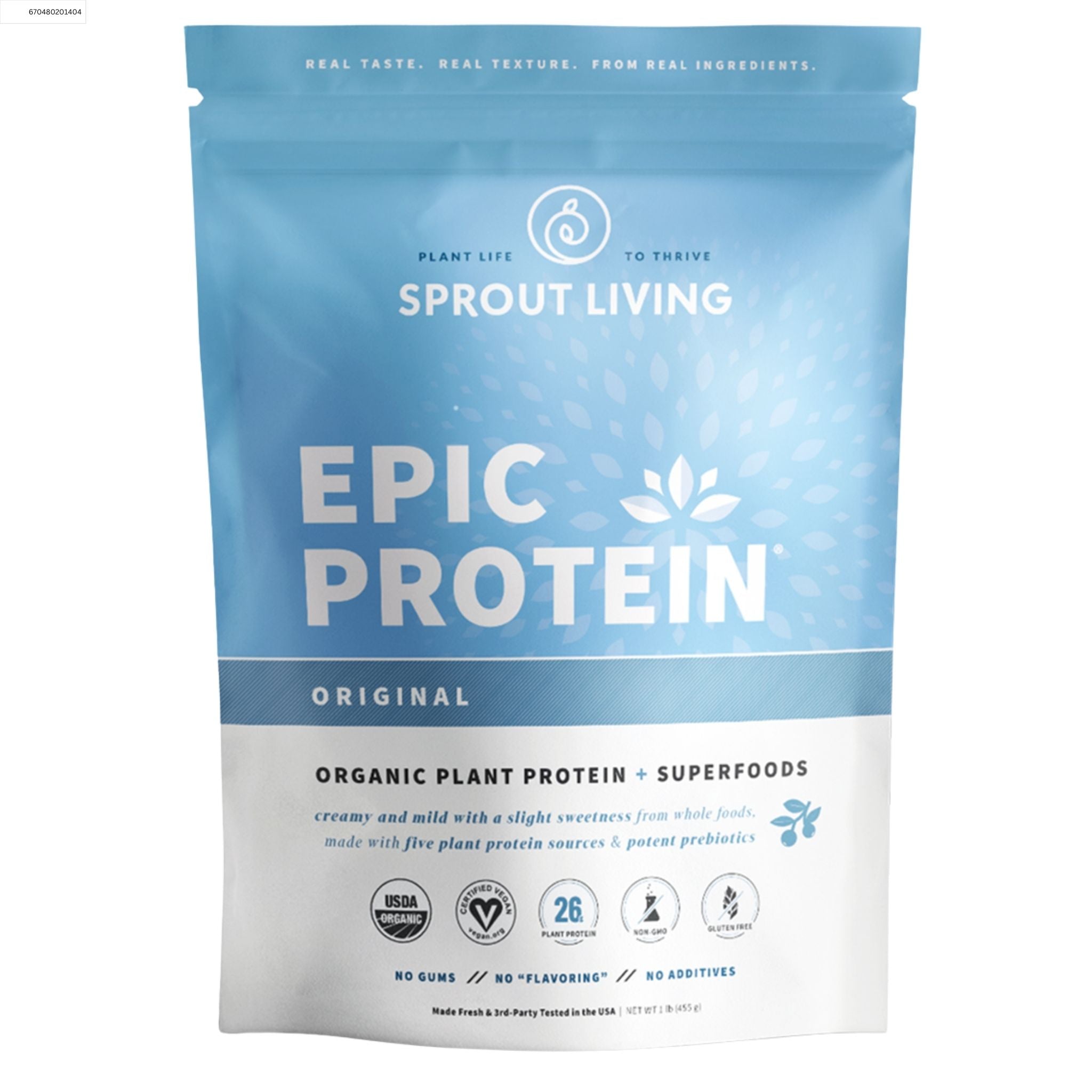Sprout Living Epic Protein 454g - Nature's Source Inc
