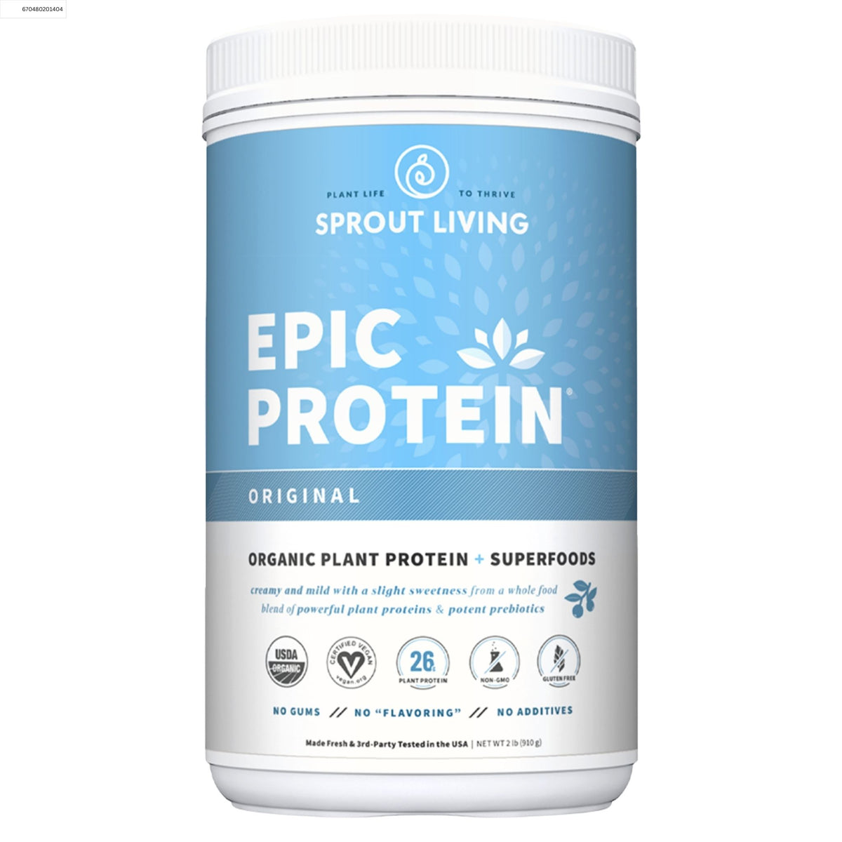 Sprout Living Epic Protein 907g - Nature's Source Inc