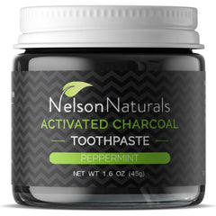 Nelson Naturals Activated Charcoal Peppermint 30ml