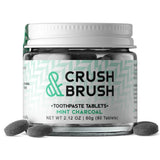 Nelson Naturals Crush and Brush Mint Charcoal 60g - Nature's Source Inc
