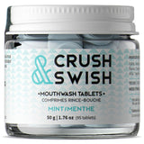 Nelson Naturals Crush & Swish Mouthwash Tablets 50g - Nature's Source Inc