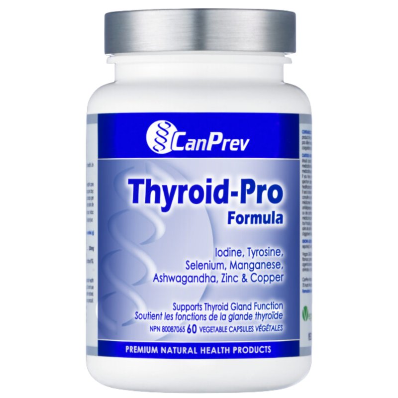 CanPrev Thyroid-Pro Formula 60 Vegetable Capsules