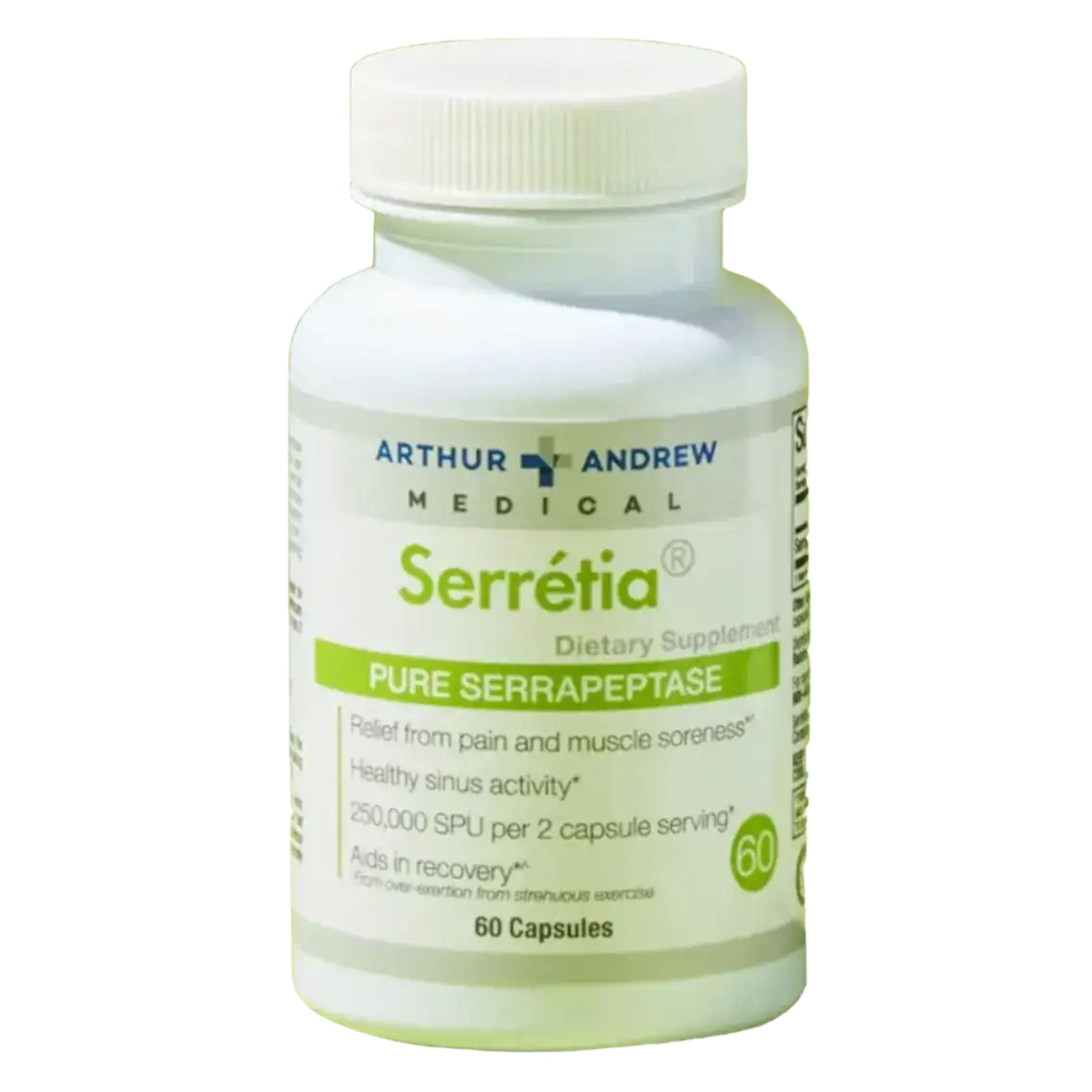Arthur Andrew Medical Serretia 60 Capsules - Nature's Source Inc