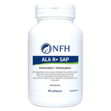 NFH ALA R+ SAP 90 Capsules - Supports Liver Health, Regulates Glucose Metabolism, Increases Glutathione Levels, Improve Antioxidant Status In The Body For Optimal Health - Nature's Source Inc
