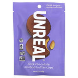 Unreal Dark Chocolate Almond Butter Cups 90g - Made of Deliciously Rich Dark Chocolate and Creamy Almond Butter, Contains Simple Ingredients, High Quality Tasty Snack - Nature's Source Inc