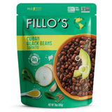 Fillo's Sofrito Beans Cuban Black Mild 283g - Ready to Eat Sofrito & Beans, Made with Fresh Vegetables, Gluten - Free, Plant Protein and Vegan Friendly - Nature's Source Inc