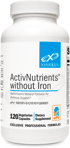 Xymogen ActivNutrients without Iron 120c