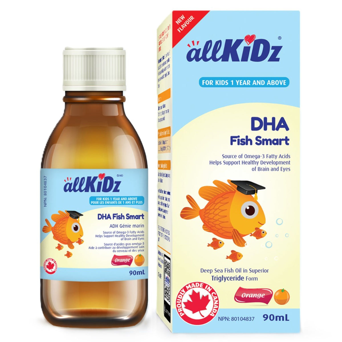 Allkidz Naturals DHA Fish Smart 90ml