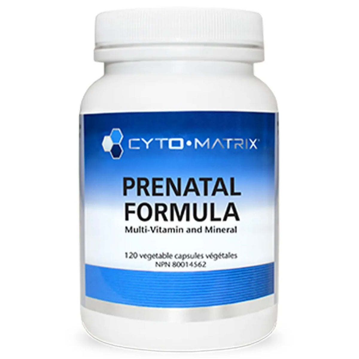 Cyto-Matrix Prenatal Formula 120 Vegetable Capsules