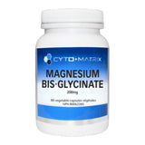 Cyto - Matrix Magnesium Bis - Glycinate 200mg 90 Vegan Capsules - Ideal for Those Sensitive to Developing Osmotic Diarrhea, Safe Supplement to Aid a Wide Variety of Patients - Nature's Source Inc