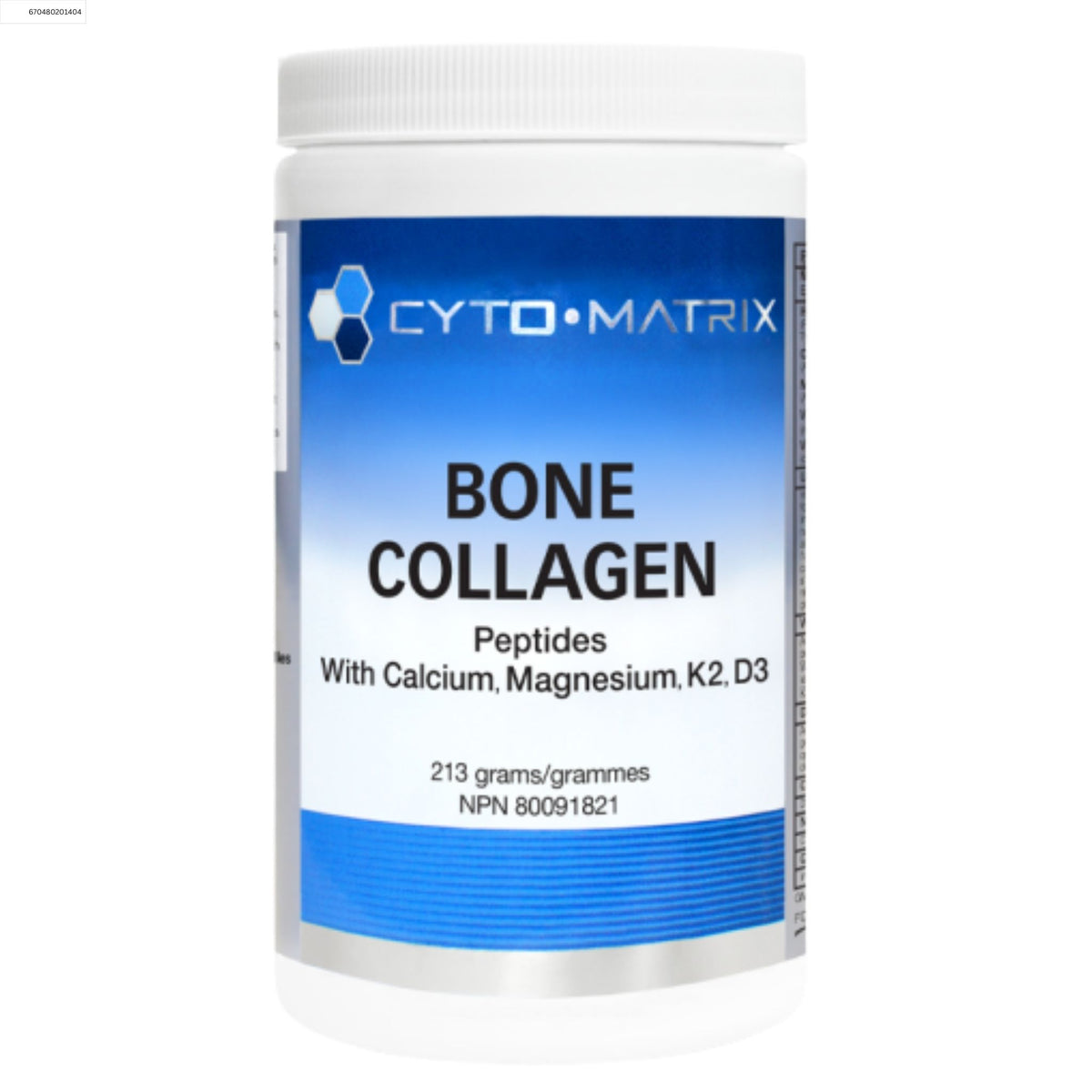 Cyto Matrix Bone Collagen Peptides 210g - Nature's Source Inc