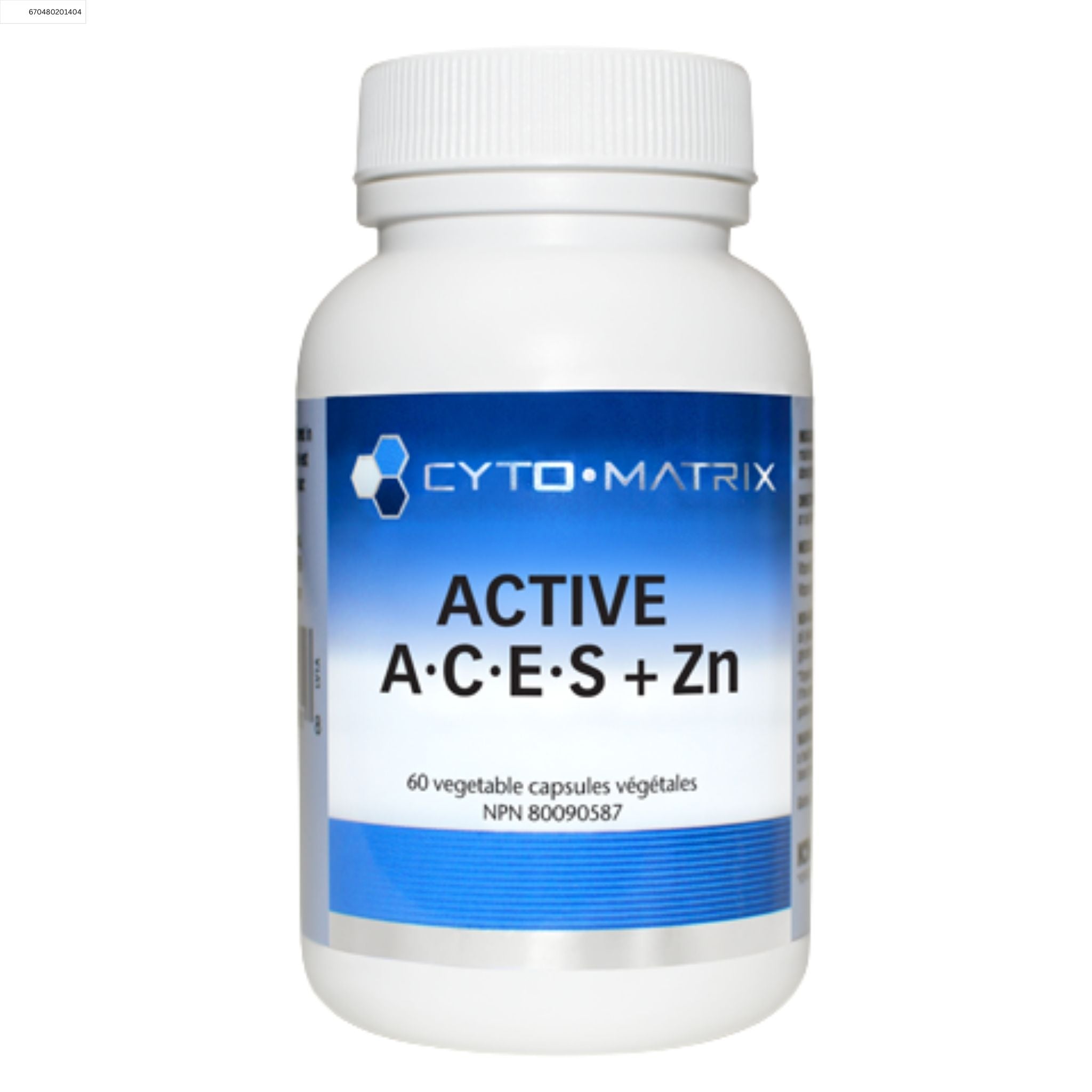 Cyto Matrix Active A·C·E·S + Zinc 60 Vegan Capsules - Nature's Source Inc