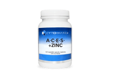 Cyto-Matrix Active A.C.E.S. + Zinc 120 Vegan Caps - An Antioxidant Formula for Immunity, Skin Health, Tissue Healing, Male Fertility and Hormonal Support