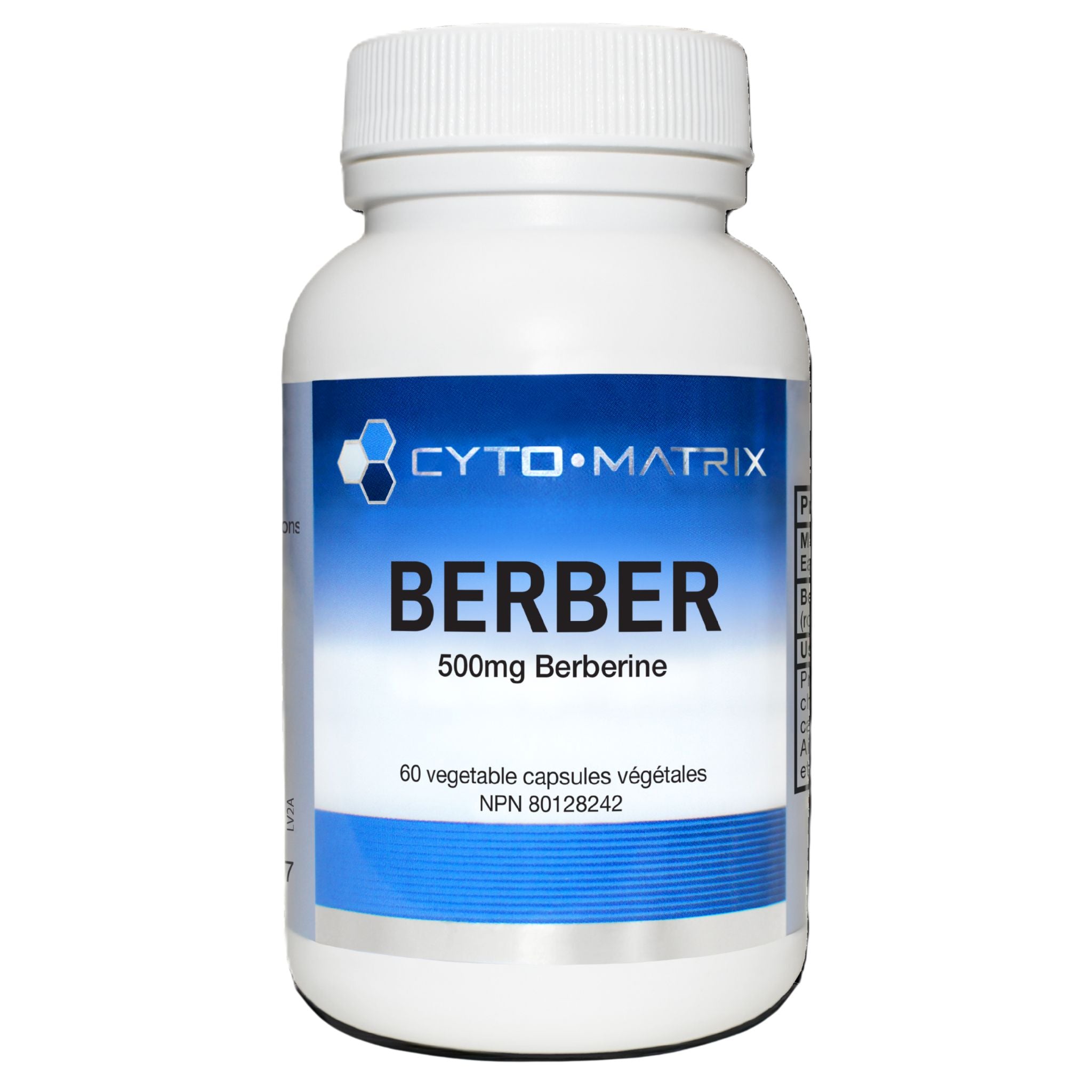 Cyto - Matrix Berber - 500mg 60 Vegetable Capsules - Nature's Source Inc