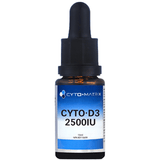 Cyto - Matrix Cyto - D3 Drops 2500IU MCT Base 15ml - Supportive for Skeletal Health, Immunity, Mood Disorders, Cardiovascular Function, Sourced From Organic Coconut and Palm Oil - Nature's Source Inc